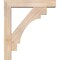 Ekena Millwork Merced Block Smooth Bracket w/ Offset Brace, Douglas Fir, 5 1/2"W x 26"D x 30"H BKT0604X26X30MRC05SDF - alternate 4